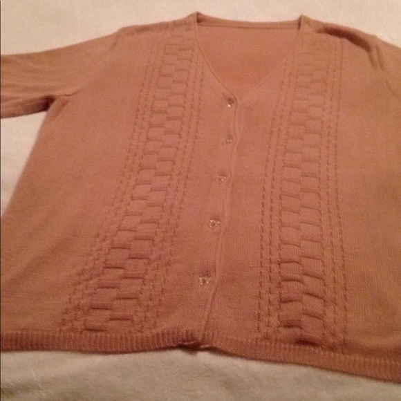 2-pieces knitted short sleeves light sweater - Picture 4 of 6